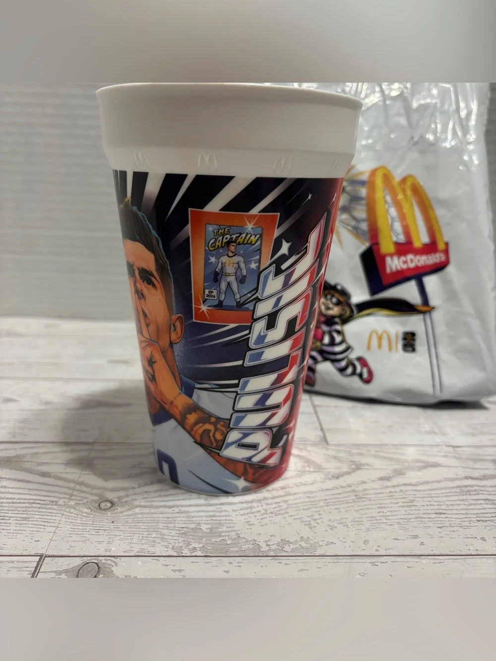 McDonald's FIFA 2026 World Cup Christian Pulisic Soccer Player Collectible Cup